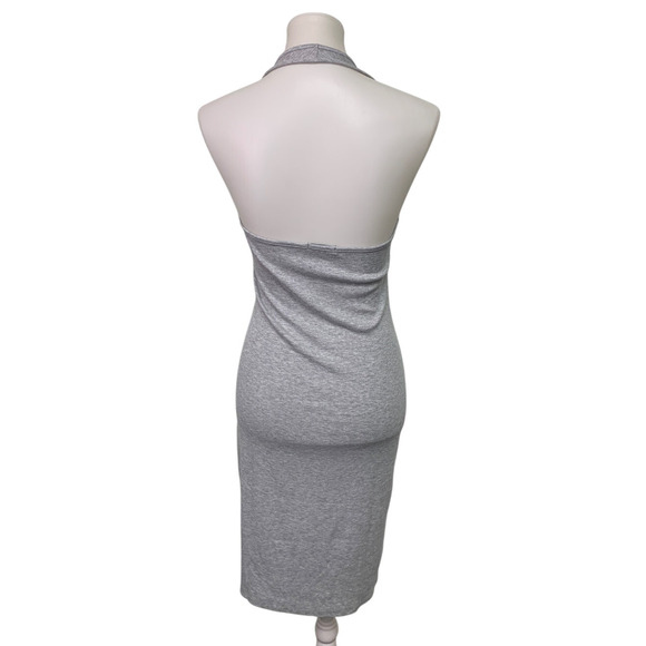 New Ambiance Womens Medium Stretchy Body Con Cotton Rayon Backless Dress - Picture 4 of 5